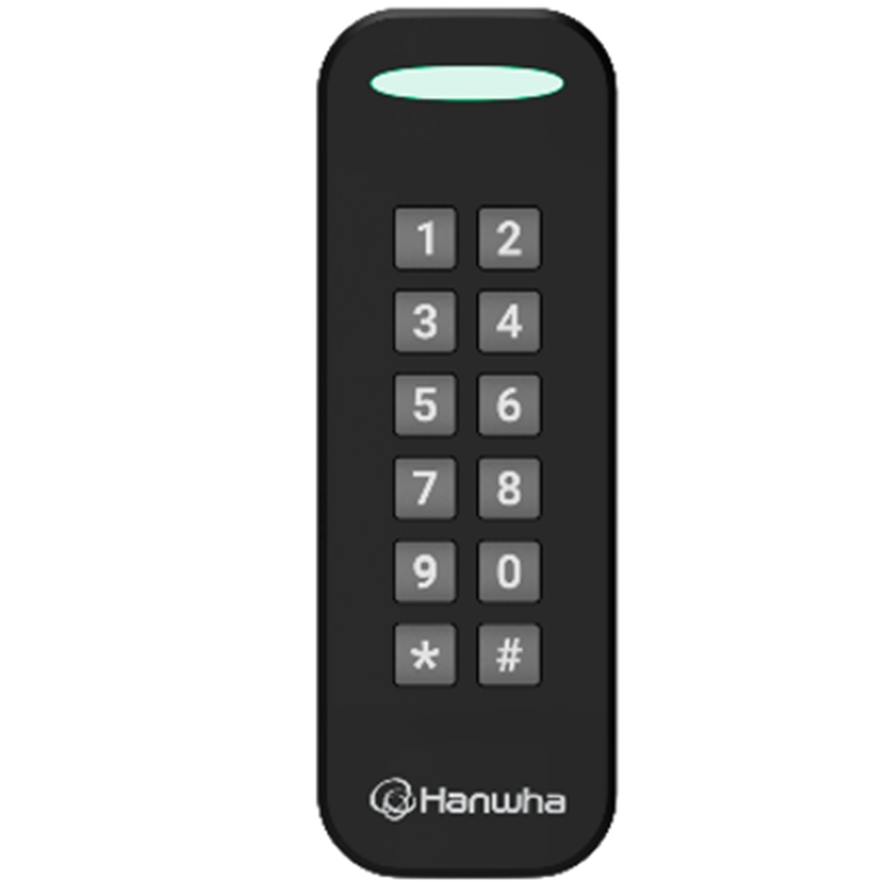 NOD-AX15S Hanwha Vision Mullion Mount Credential Reader w/ Keypad