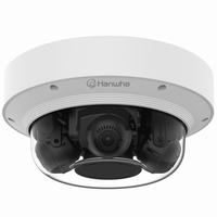 PNM-8082VT Hanwha Vision 3~6mm Motorized 30FPS @ 2MP Outdoor IR Day/Night WDR Dome Panoramic IP Security Camera PoE