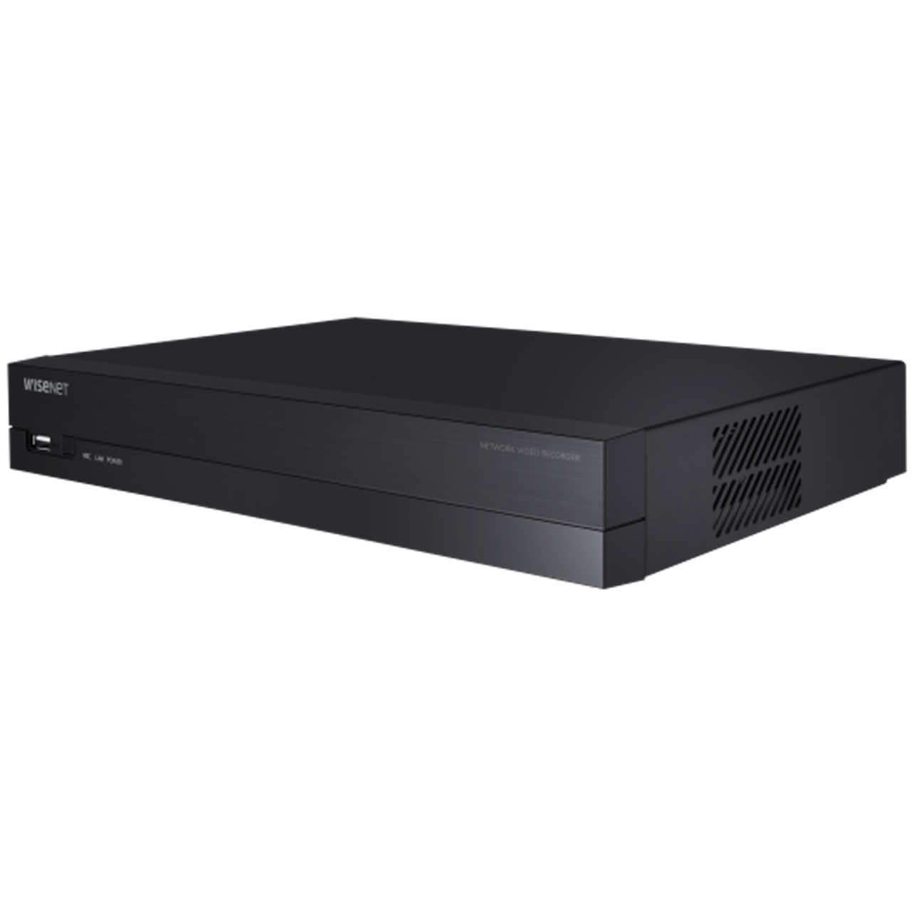 QRN-430S Hanwha Vision 4 Channel at 4K (2160p) NVR 40Mbps Max Throughput - No HDD w/ Built-in 4 Port PoE