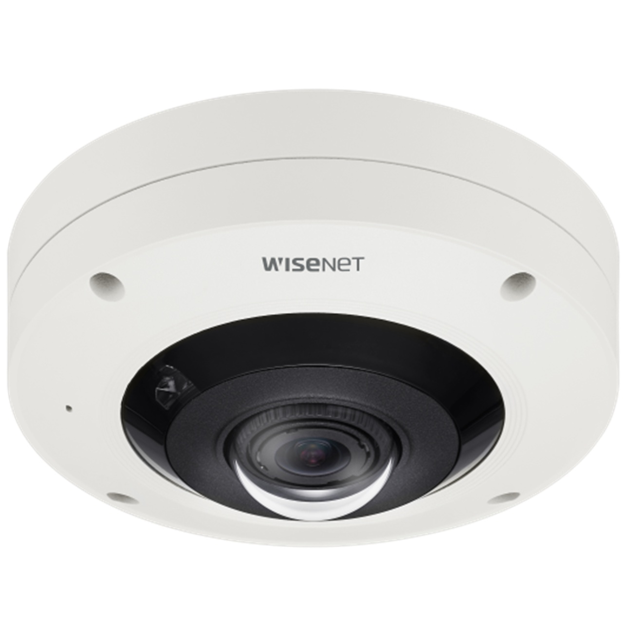 XNF-9010RV Hanwha Vision X Series 1.08mm 30FPS @ 12MP Outdoor IR Day/Night WDR Fisheye IP Security Camera 12VDC/POE
