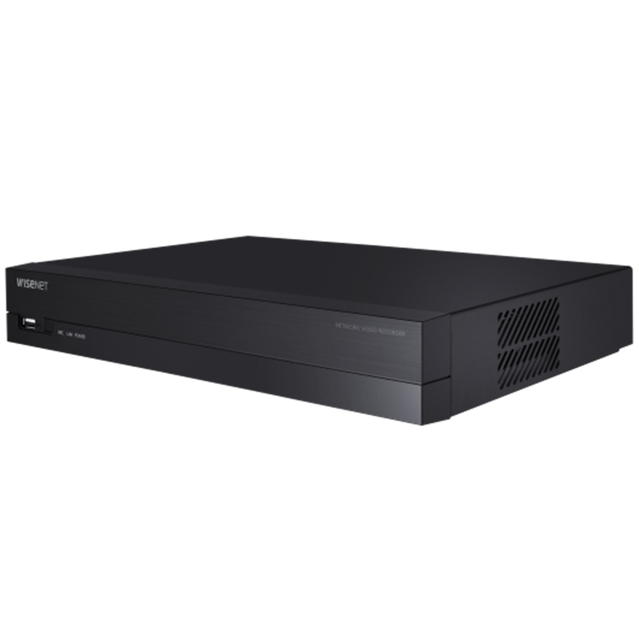 XRN-420S Hanwha Vision 4 Channel at 4K (2160p) NVR 50Mbps Max Throughput - No HDD w/ Built-in 4 Port PoE