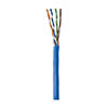 Show product details for I99981-1A Southwire 23 AWG 4 Unshielded Twisted Pairs (UTP) Solid Bare Copper CMP Plenum Cat6A Network Cable - 1000' Reel - Blue