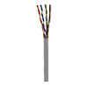 Show product details for I99981-4A Southwire 23 AWG 4 Unshielded Twisted Pairs (UTP) Solid Bare Copper CMP Plenum Cat6A Network Cable - 1000' Reel - Gray