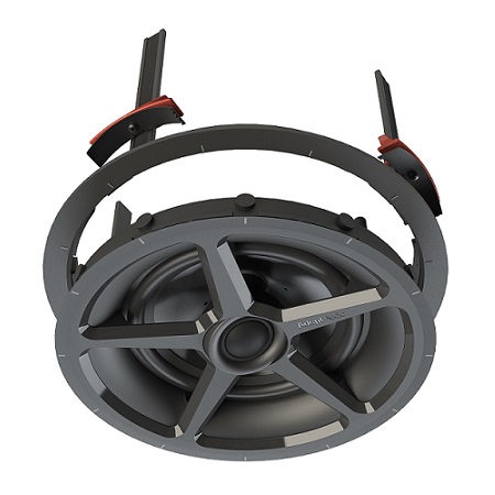 IC62 Adept Audio IC62 6 1/2" 85W Polypropylene Down-Firing Ceiling Speaker - Pair of Speakers - Black