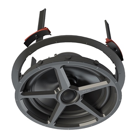 IC82 Adept Audio IC82 8" 150W Polypropylene Down-Firing Ceiling Speaker - Pair of Speakers - Black