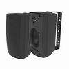 Show product details for IO50B Adept Audio IO50 Indoor/Outdoor 5 1/4" 75W Injection-Molded Polypropylene Cabinet Speaker - Pair of Speakers - Black