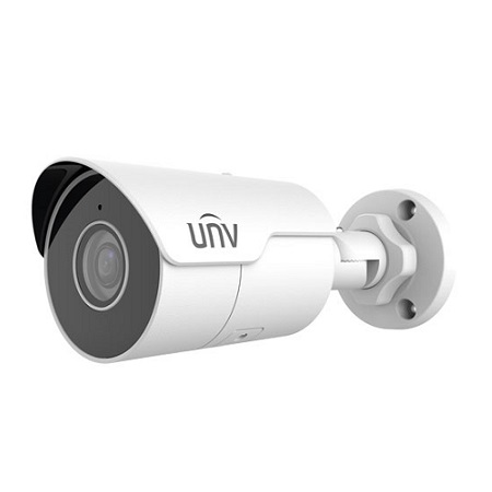 IPC2124SR5-ADF28KM-G Uniview Prime I Series 2.8mm 30FPS @ 4MP Outdoor IR Day/Night WDR Bullet IP Security Camera 12VDC/PoE