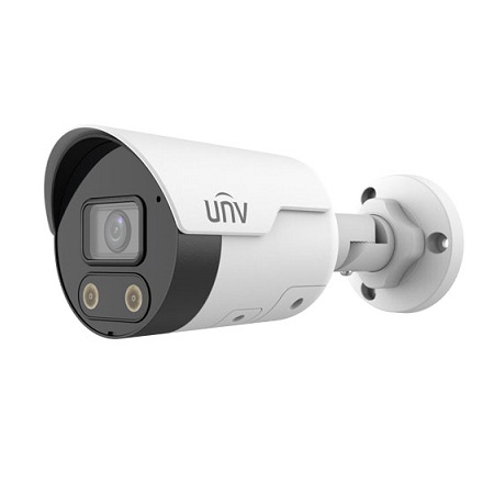 IPC2124SB-ADF28KMC-I0 Uniview Prime I Series 2.8mm 30FPS @ 4MP Tri-Guard Outdoor IR Day/Night WDR Bullet IP Security Camera 12VDC/PoE
