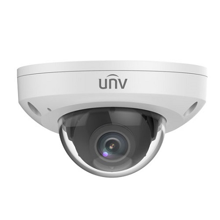 IPC314SB-ADF28K-M12-I0 Uniview Prime I Series 2.8mm 30FPS @ 4MP LightHunter Outdoor Day/Night WDR Dome IP Security Camera 12VDC/PoE