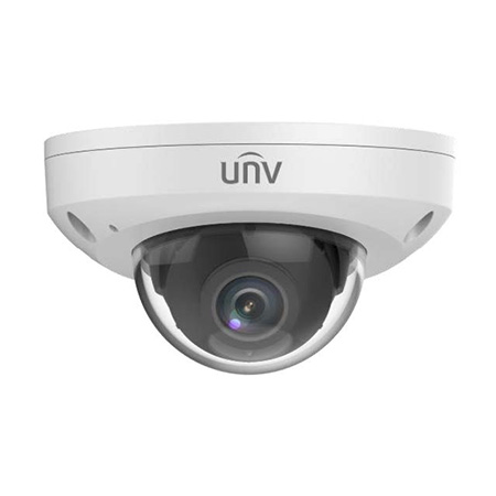 IPC318SB-ADF28K-I0 Uniview 2.8mm 30FPS @ 8MP LightHunter Outdoor Day/Night WDR Dome IP Security Camera 12VDC/PoE