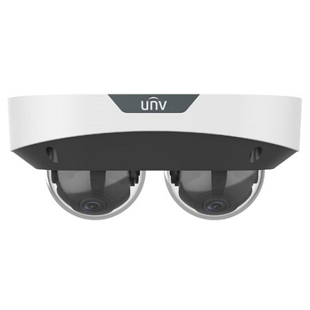 IPC3224SS-ADF28K-I1 Uniview MultiView Series 2-in-1 2.8mm 20FPS @ 4MP LightHunter Outdoor IR Day/Night WDR Dome IP Security Camera 12VDC/PoE