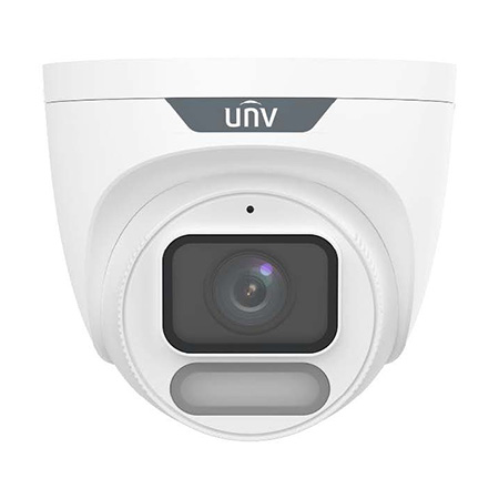 IPC3628SR-ADF40KM-WP Uniview OwlView Series 4mm @ 8MP Outdoor ColorHunter with Wise-ISP Day/Night WDR Eyeball IP Security Camera 12VDC/PoE