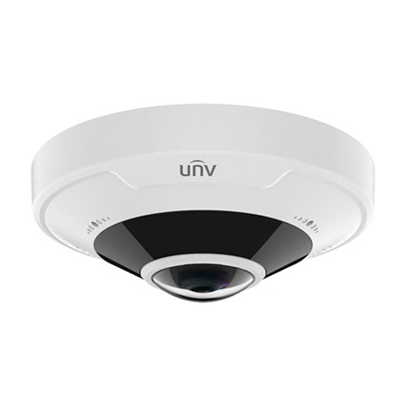 IPC86CEB-AF18KC-I0 Uniview Pro Series 1.7mm 20FPS @ 12MP Outdoor Fisheye IP Security Camera 12VDC/PoE