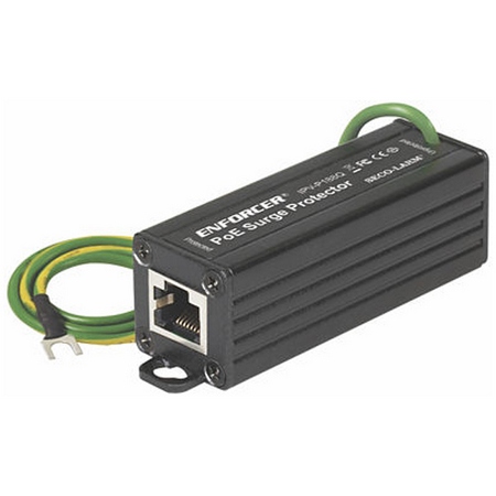 IPV-P188Q Seco-Larm PoE Surge Protector Protects a PoE Camera from Surges of Electricity