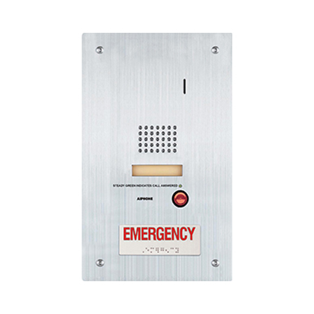 IS-SS-2RA-R Aiphone IS Series Audio Sub Station with Standard and Emergency Call Buttons