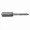 Show product details for JH950-100 Platinum Tools 1/4-20MaleCouplerwith 11/2"SharpPoint WoodScrew - 100 Pack