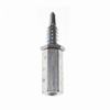 Show product details for JH951-100 Platinum Tools 1/4-20MaleCouplerwith 3/4"SelfDrillMetalScrew - 100 Pack