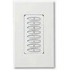 Show product details for KPCW-8-BR PulseWorx - Keypad Controller, Wall Mount, 8-Button, Blue backlights - Brown