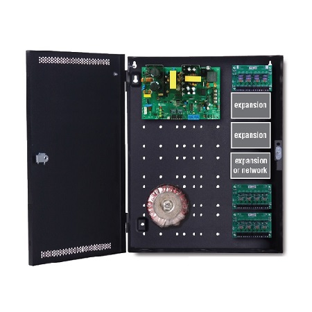 KS150-D8E2 LifeSafety Power 12 Amp 12VDC 8 Auxiliary Class II Distribution Outputs Access Control Power Supply in UL Listed Indoor 16