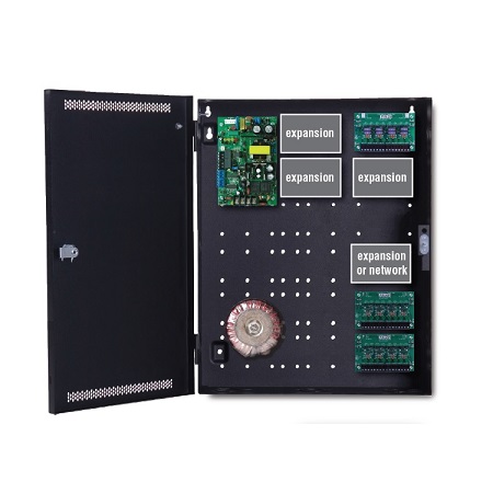 KS75-D8E2 LifeSafety Power 6 Amp 12VDC 8 Auxiliary Class II Distribution Outputs Access Control Power Supply in UL Listed Indoor 16