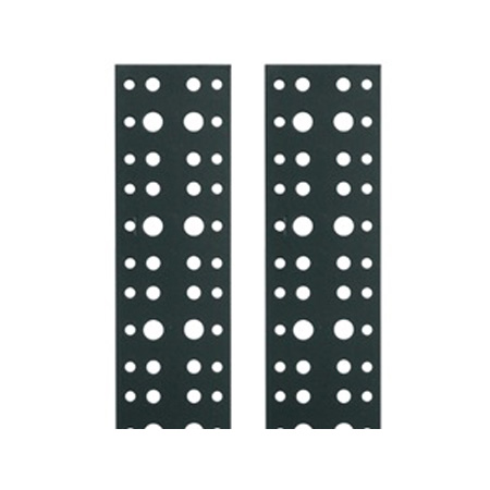 LACE12-2PK Middle Atlantic Essex, 2" Cable Lacer Strip, 12 Space - 2 Pack