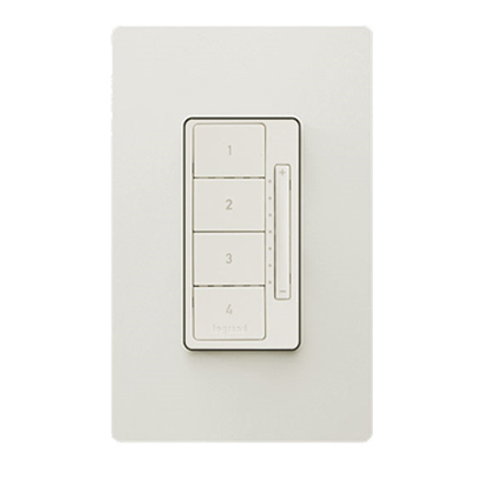 LC2303-LA Legrand On-Q In-Wall RF Scene Controller Light Almond