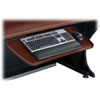 Show product details for LD-KBTDC Middle Atlantic Under-Desk Articulating Keyboard Mount, Includes Wrist-Rest, Dark Cherry Finish