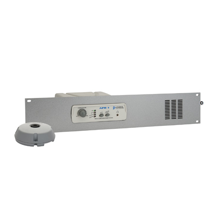 LE-018 Louroe Electronics ASK-4  #101-RM Single Zone Base stationw/Verifact A Microphone/Rack Mounted