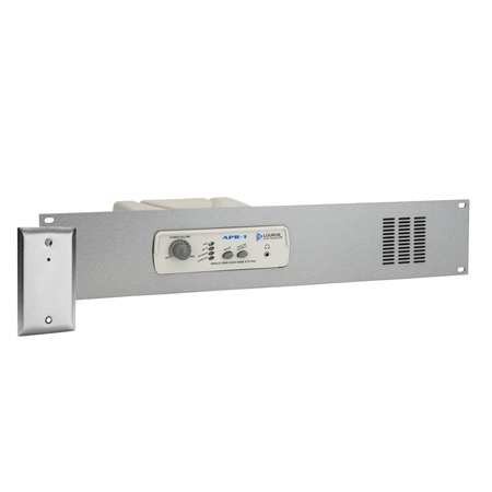 LE-019 Louroe Electronics ASK-4  #102-RM Single Zone Base Station w/Verifact D Microphone/Rack Mounted