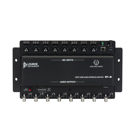 LE-289 Louroe Electronics IF-8 8 Zone Audio Interface Adapter