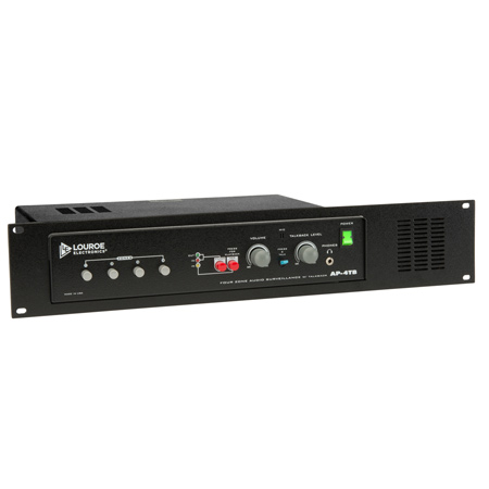 LE-344 Louroe Electronics AP-8TB-RM 8 Zone Base Station with Talkback With Rack Mount