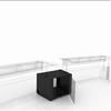Show product details for LH-BCW45 Middle Atlantic Visionline Wide Bridging Cabinet, 45° Wedge