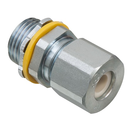 LPCG503S-25 Arlington Industries Low-Profile Strain Relief Steel Cord Connector - Pack of 25