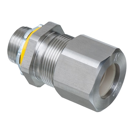 LPCG507SS-25 Arlington Industries Low-Profile Strain Relief Stainless Steel Cord Connector - Pack of 25