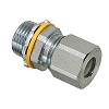 LPCG50S-25 Arlington Industries Low-Profile Strain Relief Steel Cord Connector - Pack of 25