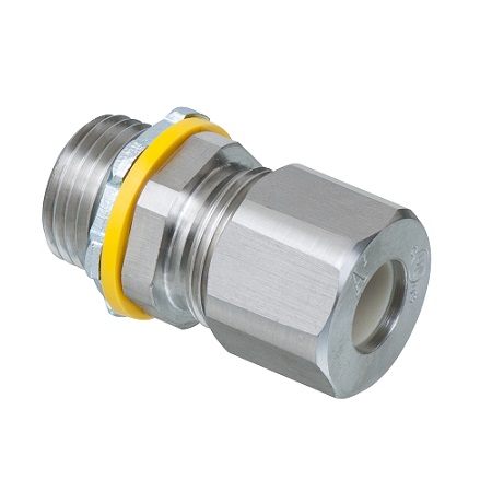 LPCG50SS-25 Arlington Industries Low-Profile Strain Relief Stainless Steel Cord Connector - Pack of 25