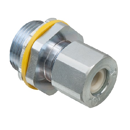 LPCG753S-10 Arlington Industries Low-Profile Strain Relief Steel Cord Connector - Pack of 10