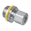 LPCG753SS-10 Arlington Industries Low-Profile Strain Relief Stainless Steel Cord Connector - Pack of 10