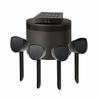 Show product details for LSCAPESYS Adept Audio LSCAPESYS Landscape Speaker System with 4 x 4 1/4" 75W Injection-Molded Polypropylene Satellite Speakers, 1 x 10" Burial or Above Ground Subwoofer and Amplifier