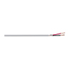 Show product details for LUEBCP Remee 16 AWG 2 Conductors Shielded Solid Bare Copper CL3P Plenum Access Control Composite Cable - 1000' Reel - Clear/Natural