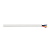 Show product details for LUESC Remee 22 AWG 5 Conductors Shielded Solid Bare Copper CL3R Non-Plenum Access Control Composite Cable - 1000' Reel - White