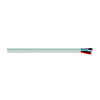 Show product details for LUGRX346SP Remee 22 AWG 2 Conductors Shielded Stranded Bare Copper Plus 18 AWG 2 Conductors Unshielded Stranded Bare Copper CL3P Plenum Access Control Composite Cable - 1000' Reel - White with Green Stripe