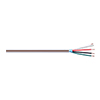 Show product details for LUQSHLP Remee 22 AWG 2 Conductors Shielded 12 AWG 2 Conductors Unshielded Stranded Bare Copper CL3P Plenum Access Control Composite Cable - 1000' Reel - White with Brown Stripe