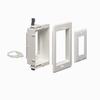 Show product details for LVU1W Arlington Industries Single Gang Recessed Low-Voltage Mounting Bracket