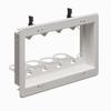 Show product details for LVU4W Arlington Industries 4-Gang Recessed Low-Voltage Mounting Bracket