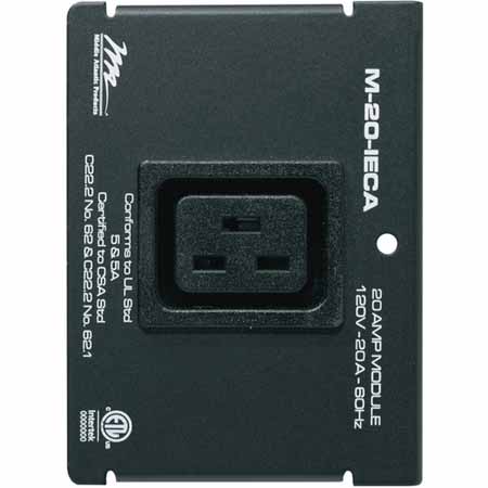 M-20-IECA Middle Atlantic 20 AMP MPR Single IEC Module