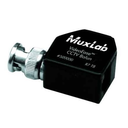 500000 MuxLab VideoEase CCTV Passive Modular Balun - BNC Coax to RJ45 Modular
