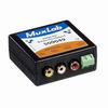 Show product details for 500049 MuxLab Stereo AV/IR Pass-Thru Balun - Female