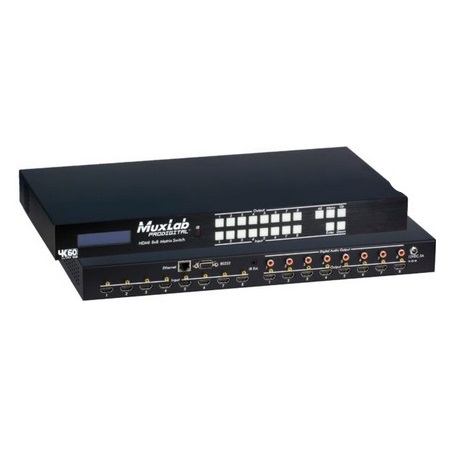 500443-EU Muxlab HDMI 8x8 Matrix Switch