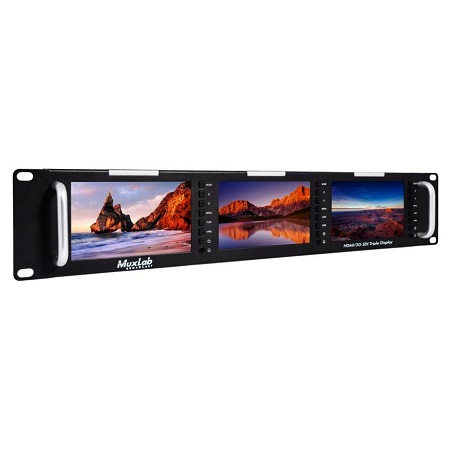 500840 Muxlab HDMI / 3G-SDI Triple Display